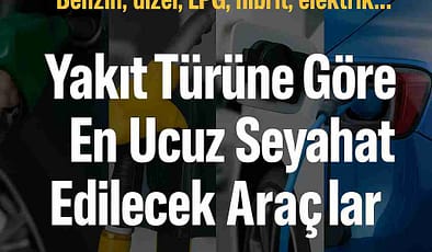 En az yakıt tüketen araç hangisi? Detaylar Haberimizde…