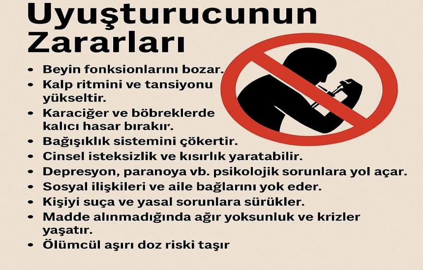 Uyuşturucunun Zararları Kullanan Kişilerdeki Belirtiler Nelerdir? Uyuşturucu Neden Bağımlılık Yapar? 2025