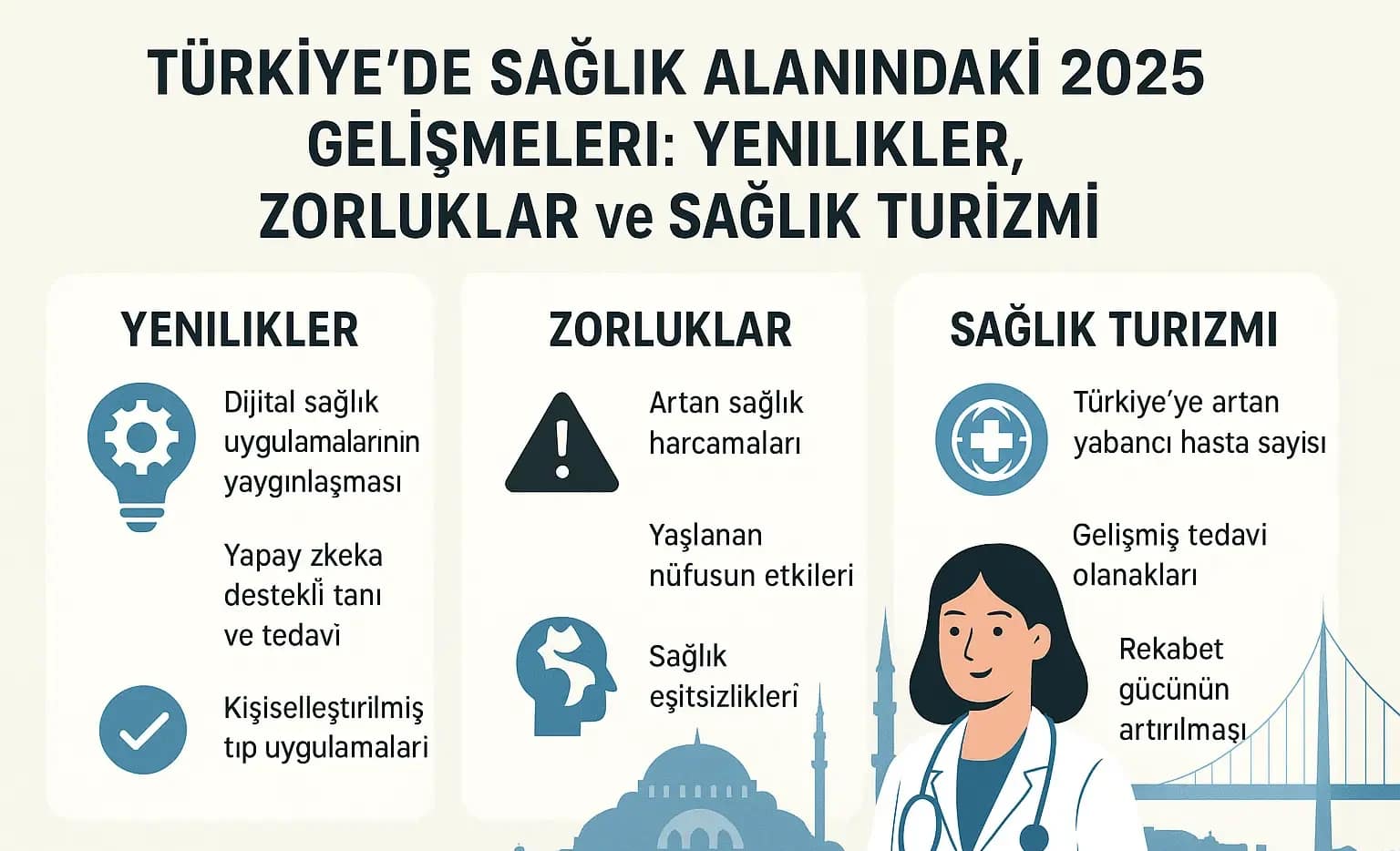 Türkiye’de Sağlık Alanındaki 2025 Gelişmeleri: Yenilikler, Zorluklar ve Sağlık Turizmi