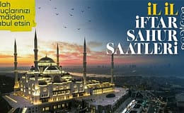 2 MART 2025 PAZAR İFTAR VE SAHUR SAATLERİ