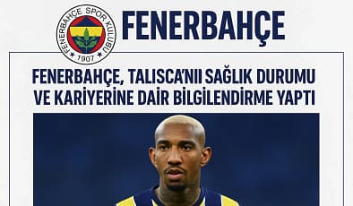 Fenerbahçe, Talisca’nın Sağlık Durumu ve Kariyerine Dair Bilgilendirme Yaptı
