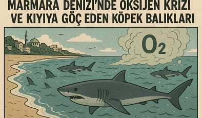 Marmara Denizi’ndeki Oksijen Krizi ve Kıyıya Göç Eden Köpek Balıkları