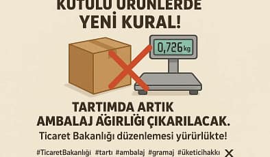 Kutulu ve Ambalajlı Ürünlerde Yeni Dönem: Sadece Ürüne Ödeme Yapılacak