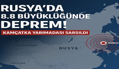 Rusya Deprem 8.8 Büyüklüğünde !