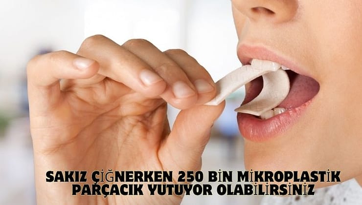 Sakız Çiğnerken 250 Bin Mikroplastik Parçacık Yutuyor Olabilirsiniz