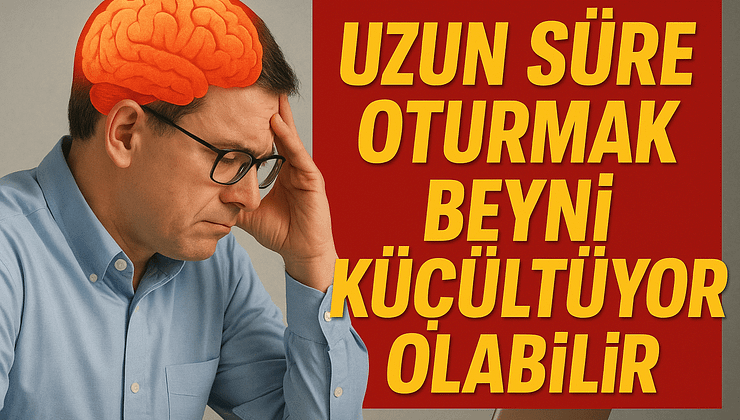 Uzun Süre Oturmak Beyni Küçültüyor Olabilir: Yeni Araştırmadan Çarpıcı Sonuçlar