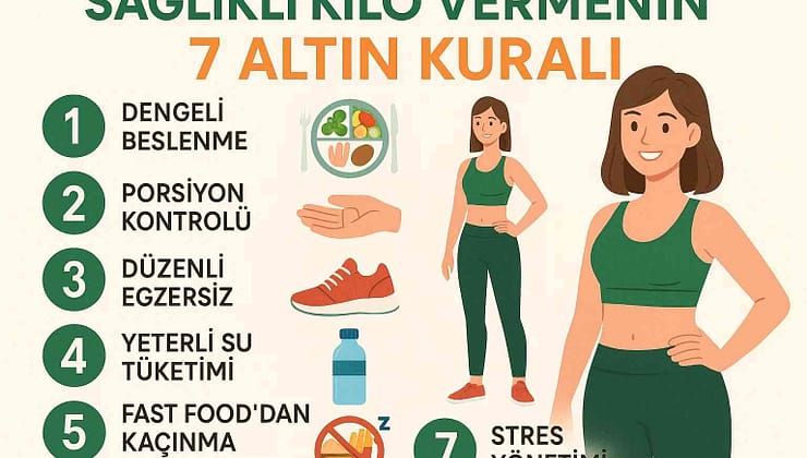 Sağlıklı Kilo Vermenin 7 Altın Kuralı