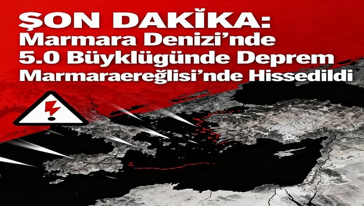SON DAKİKA: Marmara Denizi’nde 5.0 Büyüklüğünde Deprem İstanbul Ve Çevre İllerde Hissedildi