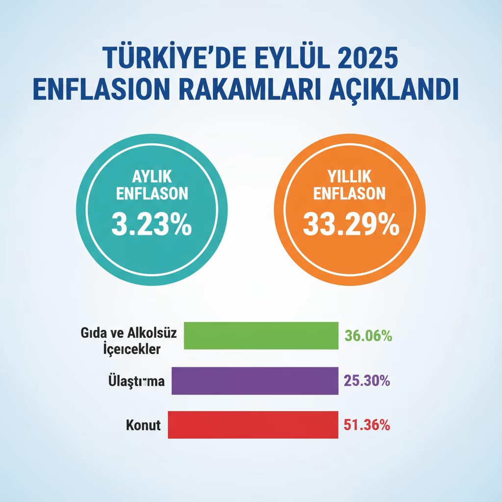 Eylül 2025 Enflasyon Rakamları Açıklandı Kira Artış Oranı Ne Kadar Oldu?