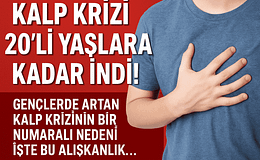 Gençlerde Kalp Krizi Alarmı