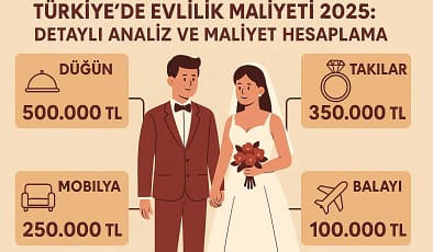 Evlilik Maliyeti 2025: Detaylı Analiz ve Maliyet Hesaplama