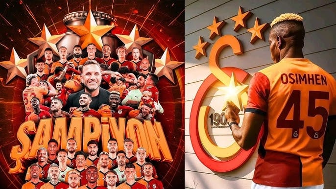 Galatasaray,  Süper Lig’de 25. Şampiyonluk ve 5. Yıldız!