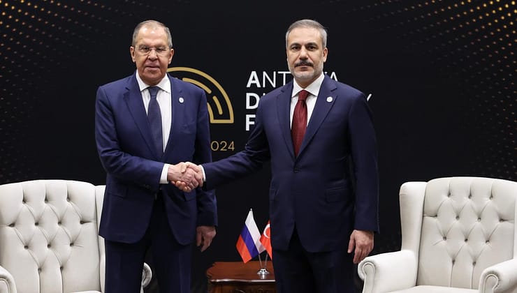 Dışişleri Bakanı Hakan Fidan, Rus Mevkidaşı Lavrov ile Görüştü