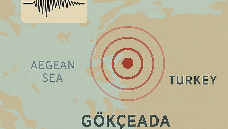 Çanakkale Gökçeada Açıklarında 5,2’lik Deprem Korkuttu