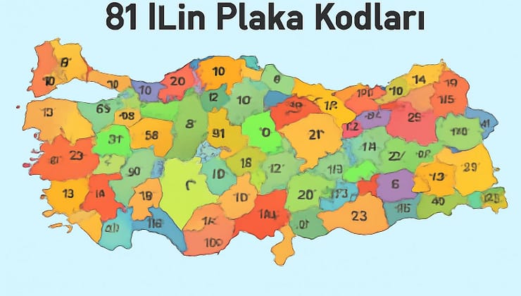 Türkiye’nin 81 İlinin Plaka Kodları